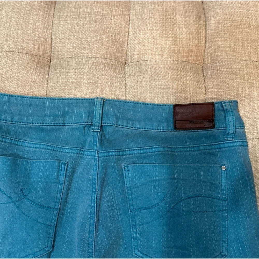 DKNY Soho Skinny Jeans - Size 10, Bright Blue-EUC - Picture 10 of 10
